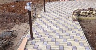 Укладка тротуарной плитки под ключ в Ахтубинске в октябре
